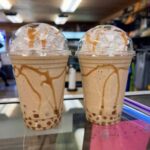 Caramel-topped frozen drinks at Table Rock Lake Restaurant