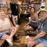 Taking A break and enjoying cold drink